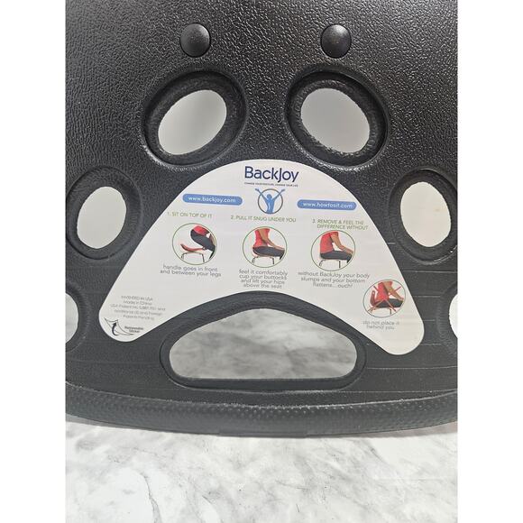 BackJoy Posture Corrector Black Correct Discomfort Relieve Back Pain Relief - Picture 4 of 4